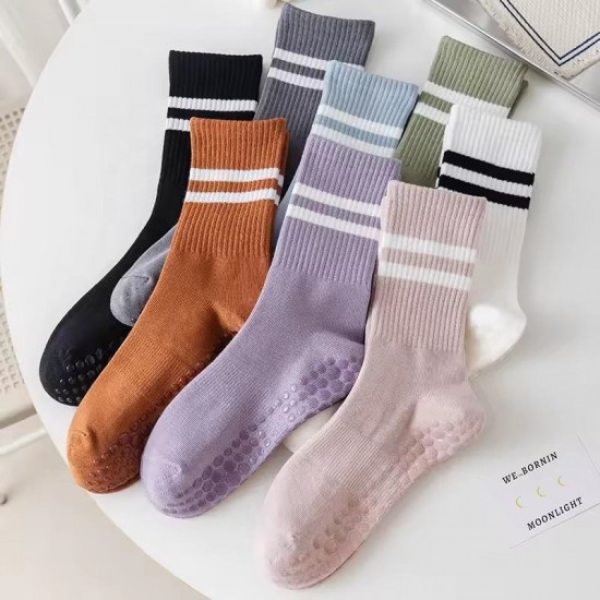 Women's High Quality Grip Socks Pilates and Yoga Cotton and Nylon Women's High Quality Grip Socks Pilates and Yoga Cotton and Nylon
