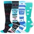 20-30mmhg Running Sport Socks Men Women Athletic Fun Stocking Knee High Nurse Compression Socks