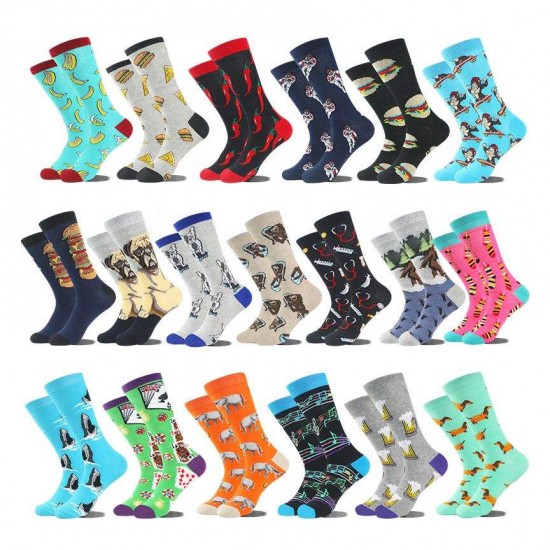High Quality Funny Dress Socks Colorful Designer Crew Man Tube Sock Knitted Animal Funny Patterned Socks High Quality Funny Dress Socks Colorful Designer Crew Man Tube Sock Knitted Animal Funny Patterned Socks