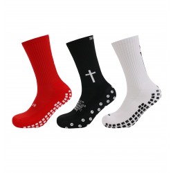 Non Slip Athletic Soccer Socks Silicone Grip Football Socks