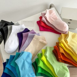 Breathable Women's Lady Cotton Ankle Sport Socks Grip Athletic Low Cut Ankle Socks With logo Invisible No Show